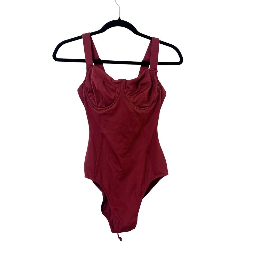 TA3 Lifty Shapewear Contour Thick Strap Swimsuit Copper Size S Reg/Long D/DD NWT